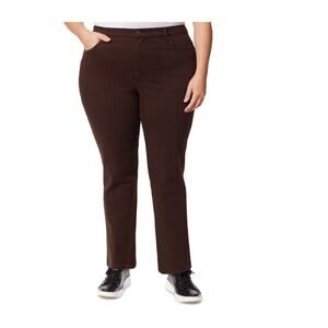 Gloria Vanderbilt Women's Amanda Tapered Leg Slimming Jean Coffee Roast